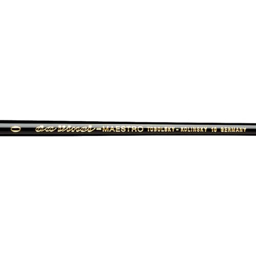 da Vinci Watercolor Series 10 Maestro Paint Brush, Round Kolinsky Red Sable, Size 0 (100) - size: Size 0, style: Round Series 10