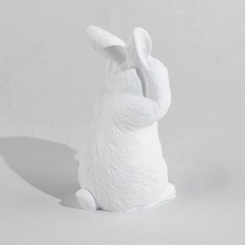 Both Hands Covering Ears Rabbit Easter Silicone Molds for Crafts 3D Bunny Silicone Mold Epoxy Resin Molds Cute Easter Bunny Mold Kawaii Animal Rabbit Soap Candle Molds for Living Room Home Decor