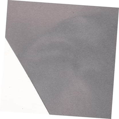 TEHAUX Heat Resistant Graphite Paper 5 Sheets 0.3mm Thick for Jewelry Making Metal Smelting Silver Gold Casting DIY Craft