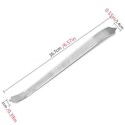 Pottery Clay Shaping Knives,Stainless Steel Pottery Tools Clay Sculpture Modeling Tool Double Curved Cutter Head for Making Roof Texture