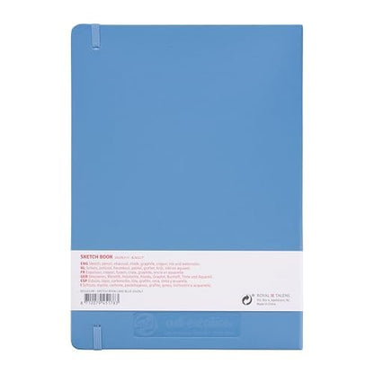 Talens Japan T9314-213M 441823 Art Creation Sketchbook, Drawing Notebook, 8.3 x 11.8 inches (21 x 30 cm), Lake Blue - color: lakeblue, size: 21×30cm