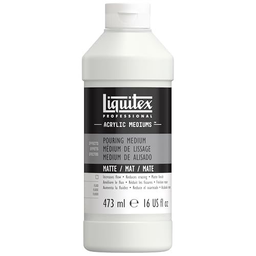Liquitex Professional Effects Medium, 473ml (16-oz), Matte Pouring Medium - color: Matte, style: 16-oz