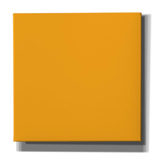Epic Art Group Artist Stretched Orange Printed Canvas, 8"x8"x0.75" Great for Acrylic Paint - color: Orange, size: 8x8