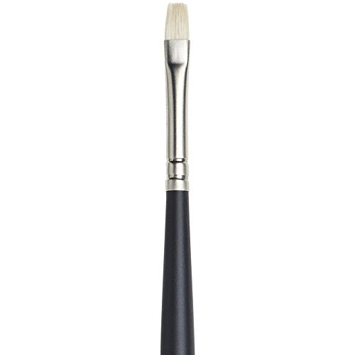 Winsor & Newton Artison Oil Hog Brush, Long Handle Size 1, Bright - size: #1, style: Bright