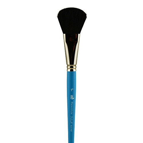 Princeton Select Artiste, Series 3750, Paint Brush for Acrylic, Watercolor and Oil, Black Mop, 1 Inch - size: Size 1 inch