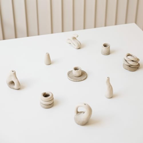 ReArt Low Fire Pottery Clay (Cones 04-3) Art Modeling Clay for Wheel Throwing and Hand Building, Pottery Clay for Sculpting, Beginners, and Advanced (Low Fire -5LBS)
