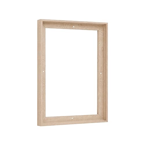Pixy Canvas Floater Frame 18x48 for 3/4 (0.75) inch Deep Canvas Paintings/Canvas Prints/Wood Canvas Panels/Wall Art/Wall Decor/Home Decor/Artwork (Nordic White Oak, 18 x 48 inch, Portrait) - color: Nordic White Oak, size: 18 x 48 inch