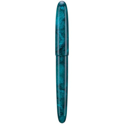 Asvine C80 Fountain Pen #8 Extra Fine Nib Large Handcraft Pen with Converter Pen Box Collection Set (Green Glitter) - color: Green Glitter, style: Extra Fine