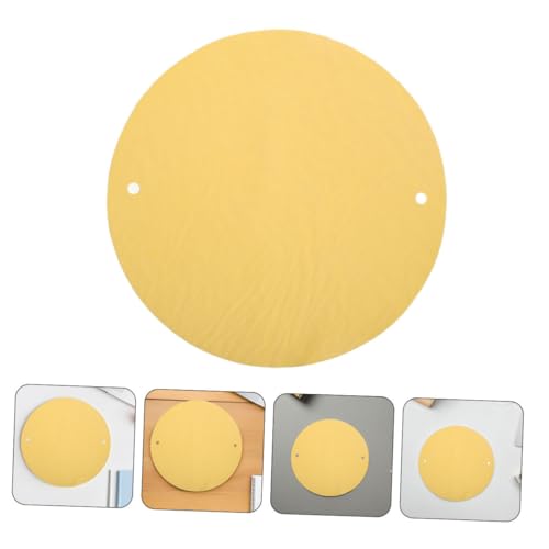 DIYEAH 2pcs Dual Hole Design Clay Throwing Pad for Pottery Wheel Bat Durable and Reusable Mat for Potters Compatible with Density Boards