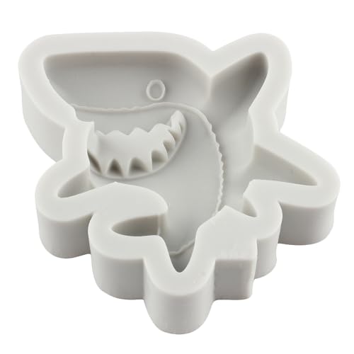 Shark Polymer Clay Mold Sea Animal Silicone Molds for DIY Crafts Air Dry Plaster Jewelry Making Polymer Clay Epoxy Resin Casting - color: Style B