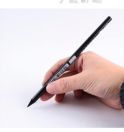 Artist Charcoal Sticks 24 PCS Professional Manga Sketch Drawing Charcoal Pencil Black/Pencil drawing sketch pencil without wood (Whole Lead Core 4B)