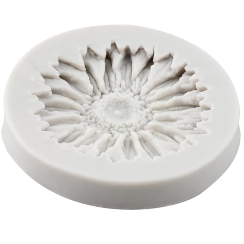 Chrysanthemum Flower Polymer Clay Molds Flower Silicone Mold for DIY Crafts Epoxy Resin Casting Air Dry Polymer Clay Plaster Jewelry Making - color: Style J