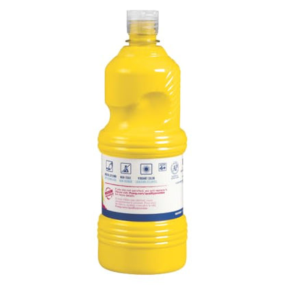 Prang Ready-to-Use Tempera Paint Quart, 32 oz., Yellow, 6 Count - color: Yellow (Pack of 6)