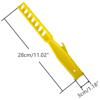 Paint Stir Stick, 2 Pcs Plastic Paint Sticks Stirring Stick Stirring Stick for Mixing Paint, Portable Paint Stirring Stick Stirring Stick Tool Oil Paint Household Blender for DIY Craft Sticks