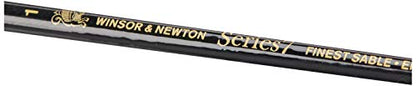 Winsor & Newton Series 7 Kolinsky Sable Brush, Round SH #1,Black - size: #1, style: Round