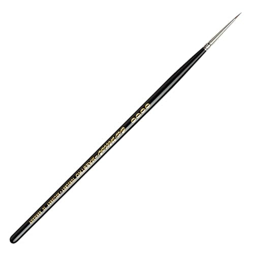da Vinci Watercolor Series 10 Maestro Paint Brush, Round Kolinsky Red Sable, Size 4/0 - size: Size 4/0, style: Round Series 10