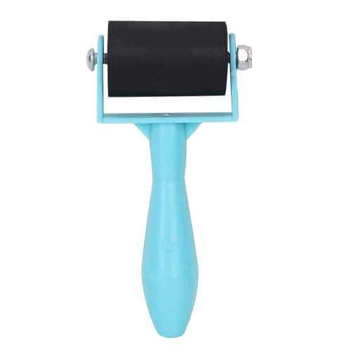 Generic Art Supplies Plastic Handle Printmaking Brayer Roller, Flexible and Practical Painting Tool for Printmaking, Great for Artists and Hobbyists (Green) - color: Green