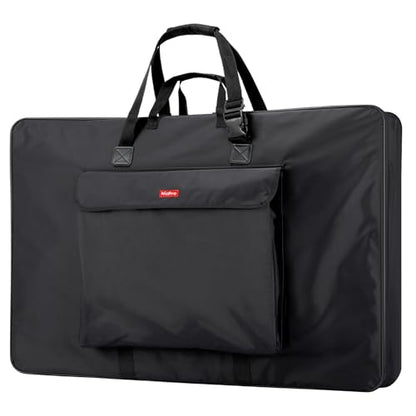Nicpro Art Portfolio Bag 36 x 48 Inches Waterproof Nylon Artist Carrying Bag Soft Sided with Shoulder Strap, Storage Case for Artwork Sketch Drawing Canvas Photography Poster Solar Panel - size: 36 x 48 inches