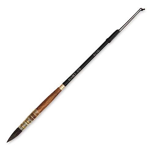 Isabey Vintage Siberian Blue Squirrel Brush, Quill Mop, 0 - size: 0