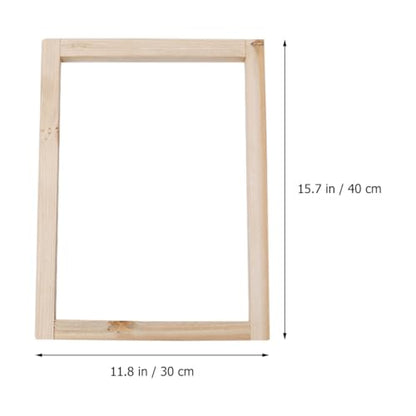 WOFASHPURET 19pcs Screen Printing Kit DIY Printing Tools Inkjet Transparency Film Mask Tape Reusable Wood and Plastic Squeegees Paint Projects Random Color