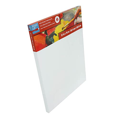 Artist's Loft Level 2 Gallery Wrapped Traditional Canvas, 12 Pack - size: 12 x 16