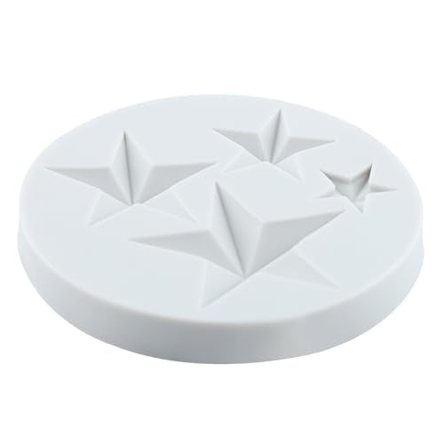 Star Polymer Clay Mold Five Pointed Star Silicone Molds for DIY Crafts Air Dry Plaster Polymer Clay Epoxy Resin Casting Jewelry Making - color: Style B