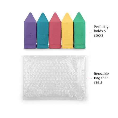 Urban Infant Non-Toxic Sidewalk Chalk for Toddlers 1-3 and Kids - Washable Outdoor Jumbo Chalk - The Very Hungry Caterpillar - color: Caterpillar