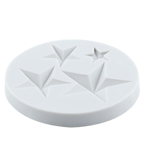 Star Polymer Clay Mold Five Pointed Star Silicone Molds for DIY Crafts Air Dry Plaster Polymer Clay Epoxy Resin Casting Jewelry Making - color: Style B