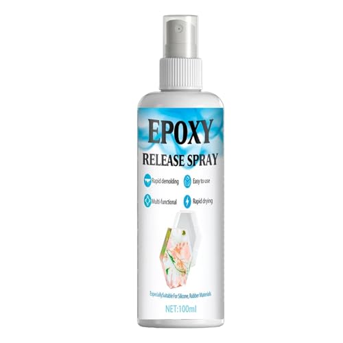 Epoxy Mold Release Spray - 100ml Fast-Drying Smooth Removal,Professional Wax Demolding Spray | for Candle Wax Plaster DIY Crafts Art Projects Casting