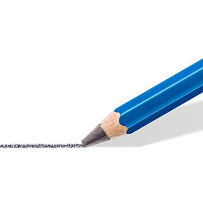Staedtler Mars Lumograph 12B Graphite Art Drawing Pencil, Super Soft, Break-Resistant Bonded Lead, 12 Pack, 100-12B - color: 12B