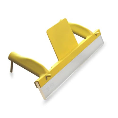 EZ Grip Squeegee for Screen Printing with 13″ 70-Durometer Blade – Ergonomic Two-Handle Design, Self-Standing Ink Guard, Tool-Free Blade Changes, Durable Solvent-Resistant Construction