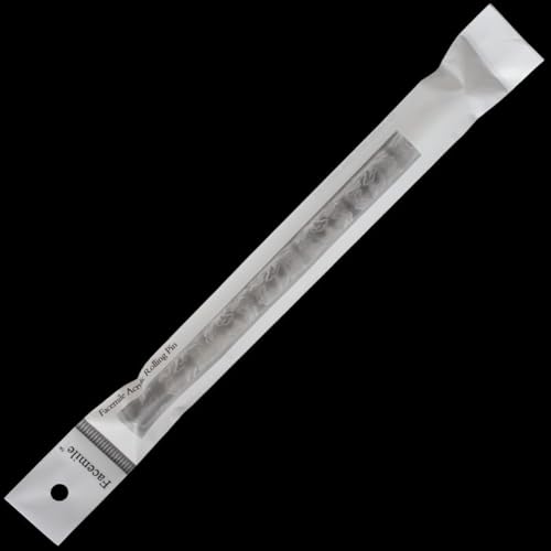 Rengue Acrylic Rolling Pin with 28 Patterns, Compliant Material, Comfortable Grip, 16 X 1 Cm, Lightweight for Dough and Pastry Acrylic Rolling Pin with 28 Patterns, Nan Kitchen (#2) - size: 51015 notes