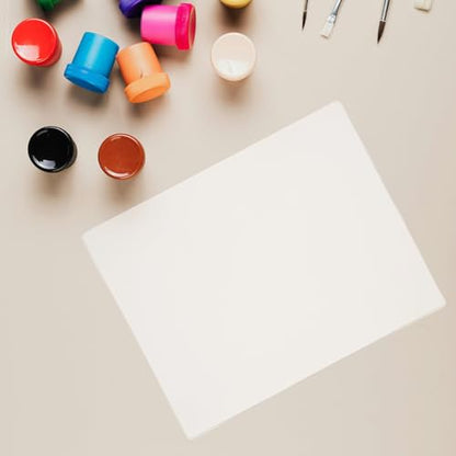 TOYANDONA Gel Press Monoprinting Print Plate, A4 8"x10" Reusable Non-Stick Gel Art for Crafts, Card Making, and Drawing Tools