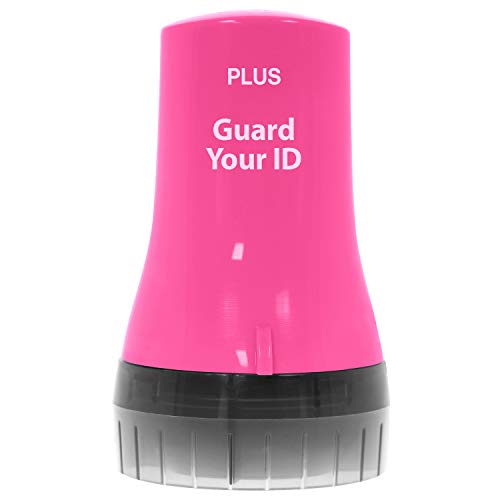 Guard Your ID Wide Advanced Roller 2.0 Identity Theft Prevention Security Stamp Pink - color: Pink, size: wide
