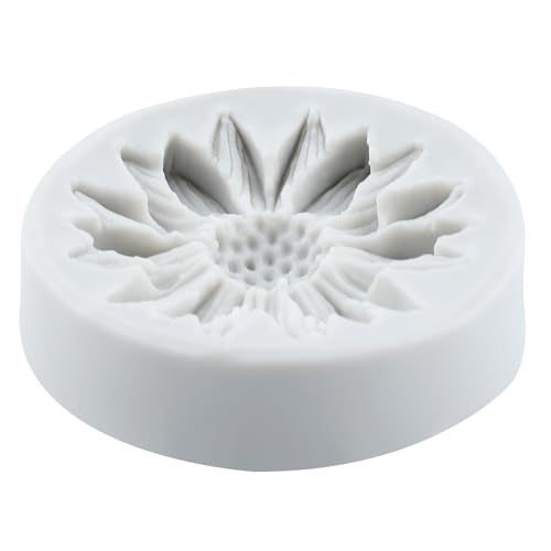 Sunflower Clay Mold Flower Silicone Molds Chrysanthemum Mold for DIY Crafts Air Dry Polymer Clay Plaster Jewelry Making Epoxy Resin Casting - color: Style A