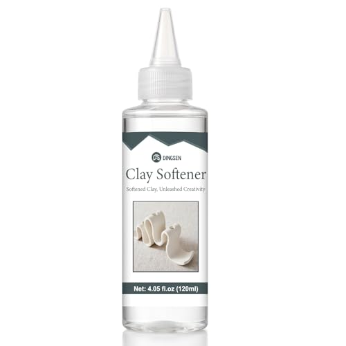 120ml Premium Polymer Clay Softener – Revive Hardened Clay, Enhances Flexibility & Adhesion, Adds Shine After Baking, Ideal for Ceramic Artists, Teachers & DIY Craft Lovers