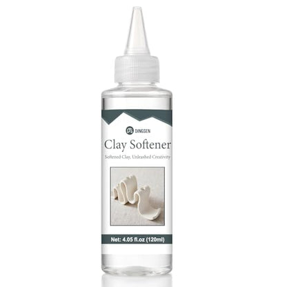 120ml Premium Polymer Clay Softener – Revive Hardened Clay, Enhances Flexibility & Adhesion, Adds Shine After Baking, Ideal for Ceramic Artists, Teachers & DIY Craft Lovers