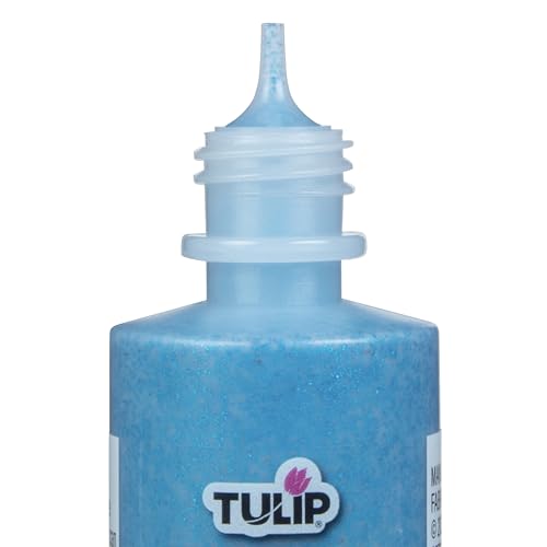 TULIP Puff Paint Glitter Blue 4 Fl Oz (Pack of 1) - color: GLITTER BLUE, size: 4 Fl Oz (Pack of 1)