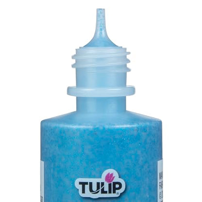TULIP Puff Paint Glitter Blue 4 Fl Oz (Pack of 1) - color: GLITTER BLUE, size: 4 Fl Oz (Pack of 1)