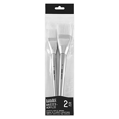 Liquitex BASICS Large Scale Brush Set, Extra Big, Set of 2 - style: Extra Big - Set of 2