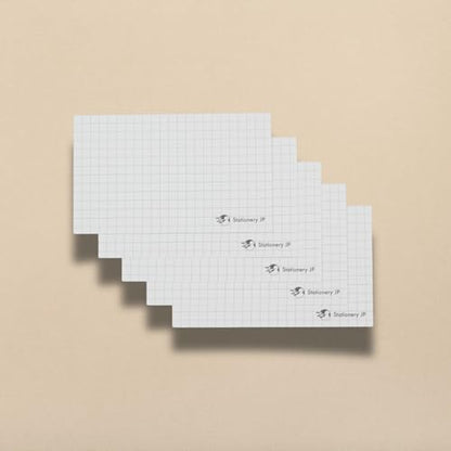 Brush Pen Sampler, Bold Medium Fine, Hard Soft Smooth, Japanese Brush Pen 5-Piece & Ink Testing Card Set