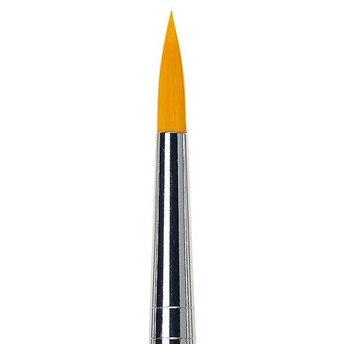 da Vinci Series 353R Primo Synthetic Round Brush, Size 12. (353R-12) - color: Red, style: Round Synthetic