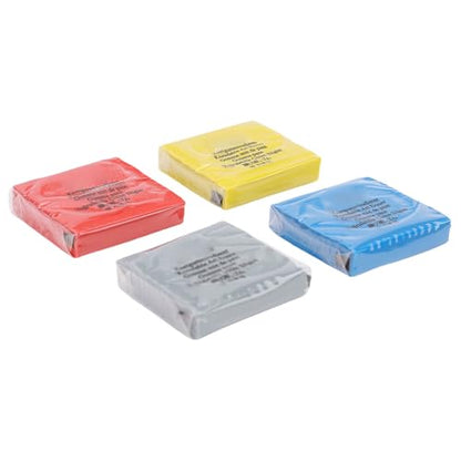 4 Color Eraser Set Kneaded Art Erasers for Sketching, Charcoal Pencil, Painting and Shading - Flexible and Malleable, Easy to Clean, Ideal for Artists and Students
