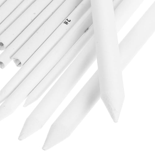 Zerodeko Blending Stumps and Tortillions Sketch Paper Set with Sandpaper Pencil Sharpener, Art Eraser and Pencil Tools 14pcs Kit for Student Drawing and Shading