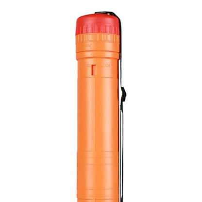 Expandable Poster Tube, Expandable from 17" to 29" Drawing Tube, Art Painting Tube for Sketches, Orange