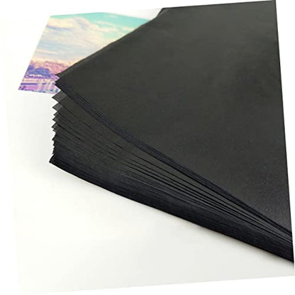 SHINEOFI Transfer Paper 75 Sheets Graphite Carbon Paper Easy to Use for Drawing and Tracing