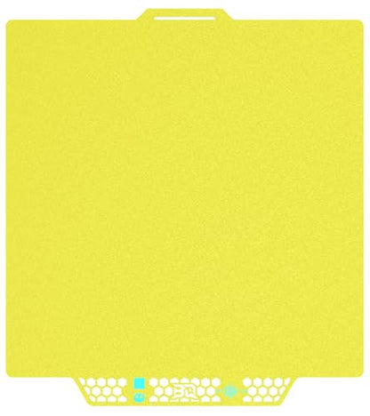 BIGTREETECH BIQU CryoGrip Pro Glacier-Yellow 257x257MM for Bambu-Lab P1P/P1S/P2S/X1C/X2D/X1E/A1 3D Printers Panda Build Plate Double Sided Upgrade Removable Surface Platform - style: Glacier-Yellow(P1P/P1S/P2S/X1C/X2D/X1E/A1)