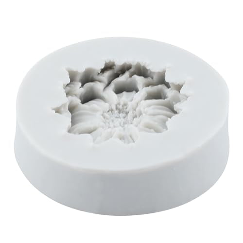 Daisy Flower Polymer Clay Mold Flower Clay Molds Daisy Silicone Mold for DIY Crafts Air Dry Plaster Jewelry Making Epoxy Resin Casting - color: Style E