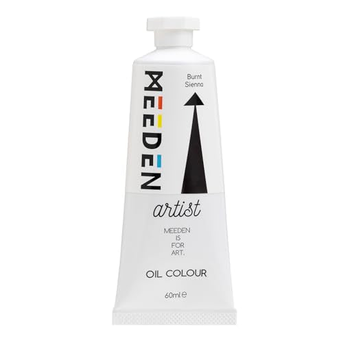 MEEDEN Artist Grade Oil Paint: Burnt Sienna - 60ml/2oz Tube - Professional Art Paints for Canvas Painting - color: Burnt Sienna, style: 60ml/2oz