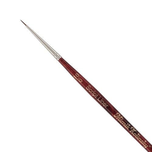 Creative Mark Mimik Kolinsky Watercolor Brush - # 10 x 0 Script Liner - Short Handle Synthetic Paint Brush - Handmade in Germany - Synthetic Sable Paint Brushes for Artists - Animal-Friendly - size: 10x0